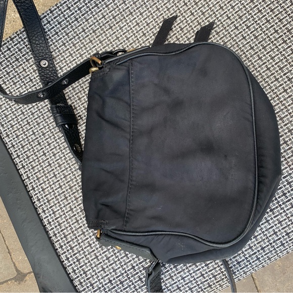 Marc Jacobs Black Nylon PVC Trim Fold Over Crossbody Bag - Picture 7 of 11